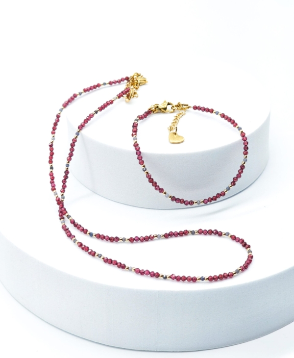 Bordo kolekcija: prabangus derinys su safyru #201, VikVit, rankų darbas