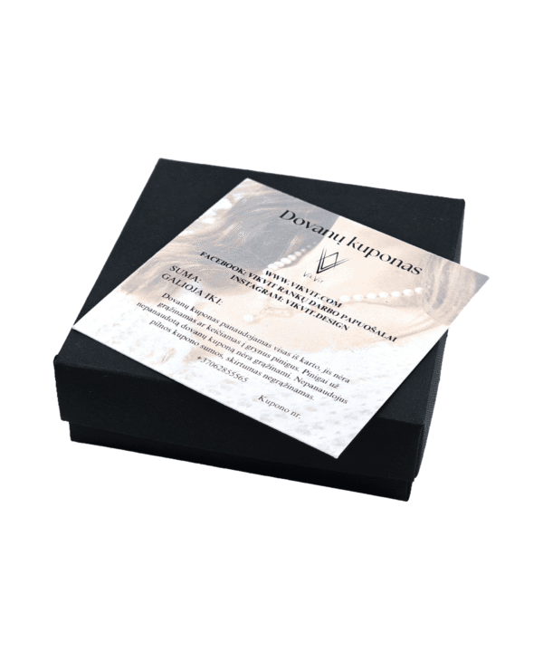 Ieškote dovanos, kuri pradžiugintų? Padovanokite pasirinkimo laisvę! Gera dovana prasideda nuo jausmo. Papuoškite save ir kitus VikVit rankų darbo papuošalais.